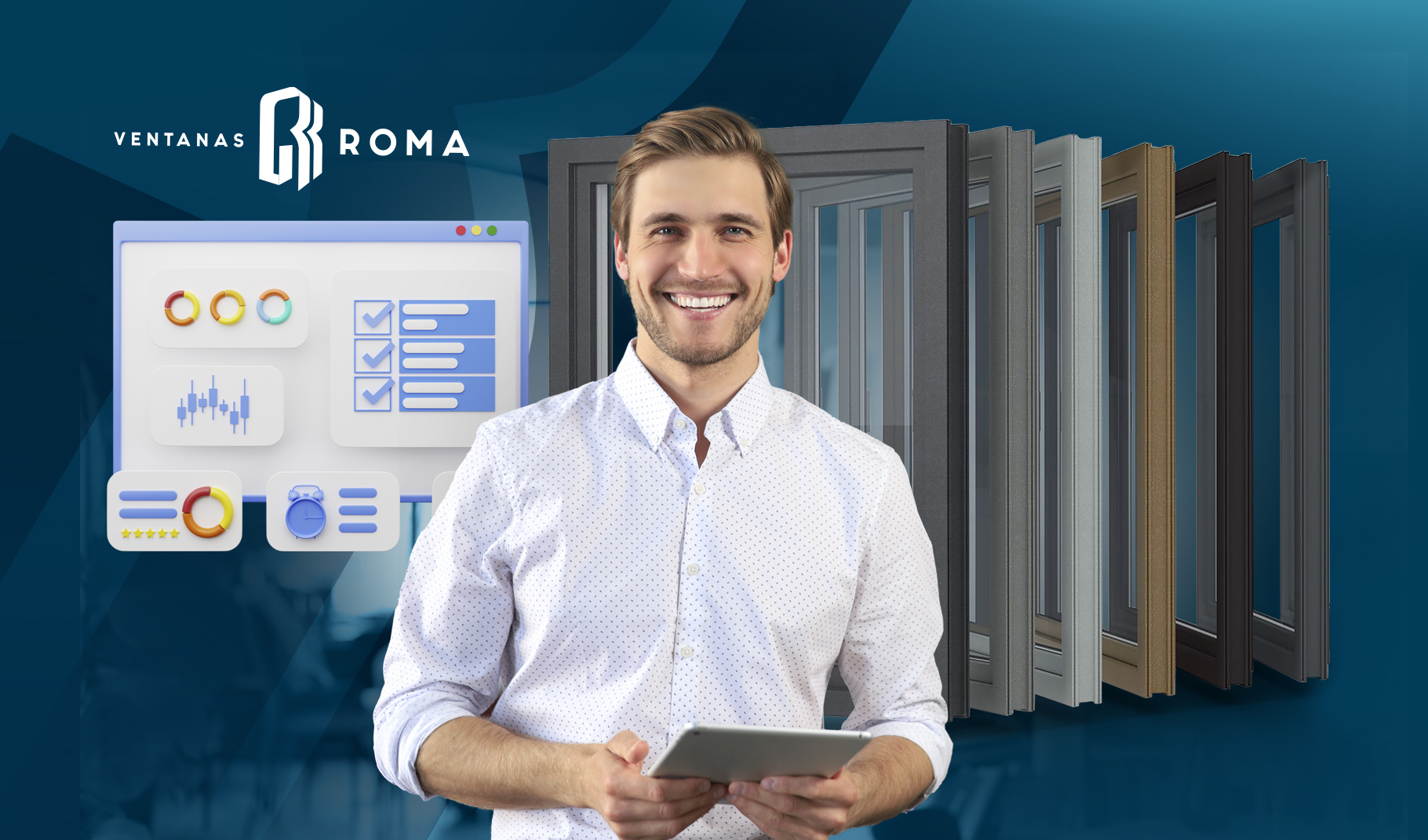 Optimización de estrategia digital Ventanas Roma
