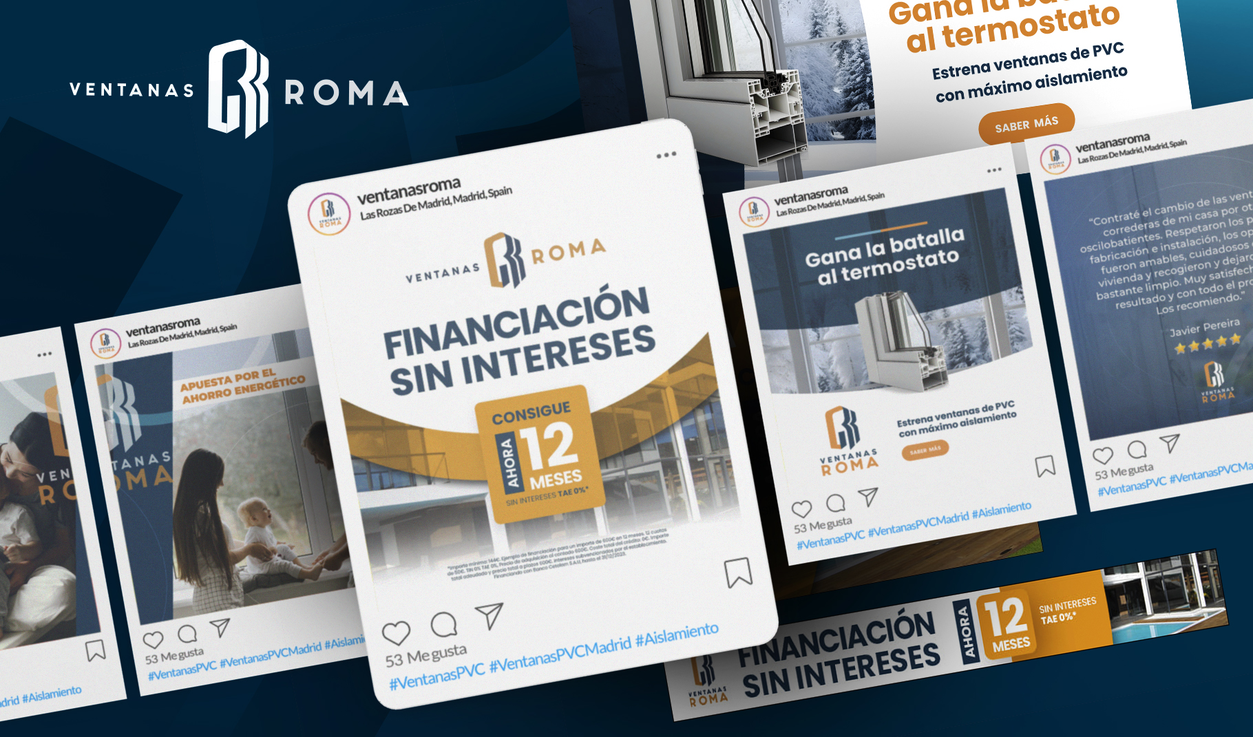 Optimización de estrategia digital Ventanas Roma