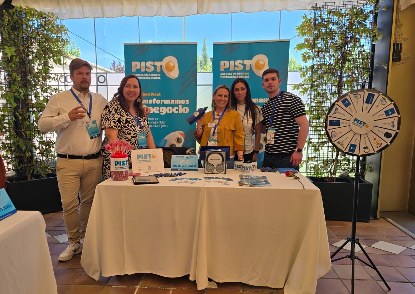 Stand Pisto en La Sagra Conecta Empresas